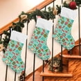 thumbnail image 7 of Coolnut 17.7 Inch Christmas Stockings, 2 PCS Cute Christmas Pattern Presonalized Large Stocking Sock for Family Holiday Xmas Party Decorations, 7 of 7