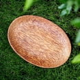 thumbnail image 2 of Rainforest Bowls Oval Coconut Wood Plate 2-Pack, 2 of 4