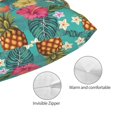 thumbnail image 3 of Zufioo Pineapple Print Double-sided Plush Pillow Cover,Decorative Pillow Protector without Pillow Core, Suitable for Sofa, Bedroom, Car-14"x20", 3 of 6