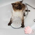 thumbnail image 2 of Cepillo de masaje suave para mascotas Herramienta de limpieza de seguridad para Masaje Aseo de silicona Accesorios - Rosa Rosado, 2 of 7