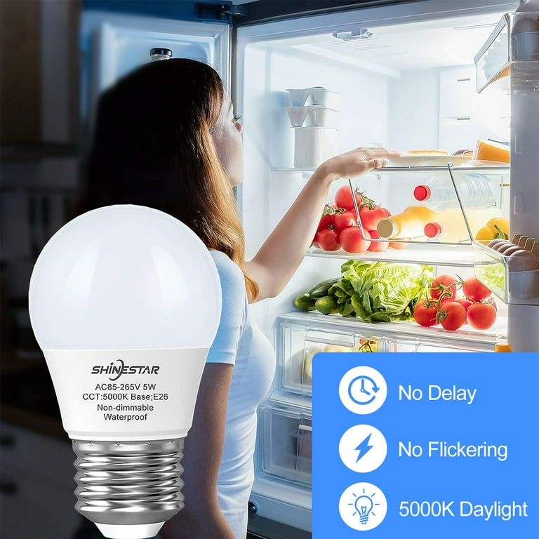 10-pack E12 LED Fridge Light Bulb Mini Lamp for Refrigerator