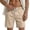 R16-Khaki, variant on RMGVDSD Mens Shorts Lightweight Casual Beach Shorts For Summer Comfort Relaxed Fit Shorts With Adjustable Drawstring And Side Pockets Casual Sweat Shorts