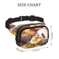 thumbnail image 4 of Easygdp Cute Panda Sunflower Fanny Packs para Mujeres y Hombres, Bolsa de Cinturón, Bolsos de Cruz para Trabajo/Correr/Senderismo, 4 of 9