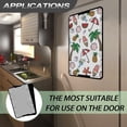 thumbnail image 6 of Psesaysky RV Door Window Shade, Foldable Hook and Loop Fastener RV Blackout Window Cover, UV Rays Protection for Camper Trailer Door, Light-resistant Fabric (Hawaiian Vacation Elements), 6 of 7