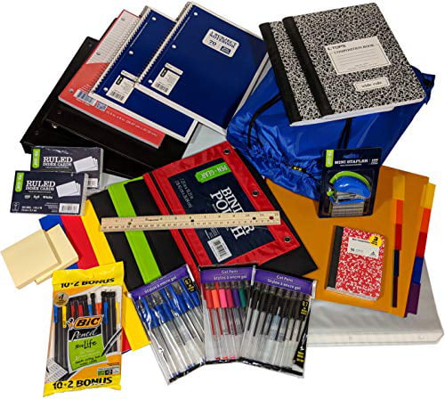 Over 35 Items Back to School Supply Bundle Kit for Middle High School College 