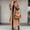 Khaki, variant on Womens Long Wool Blend Trench Coat Solid Comfy Warm Notch Collar Winter Cardigan Jacket Maxi Pea Coat Overcoat