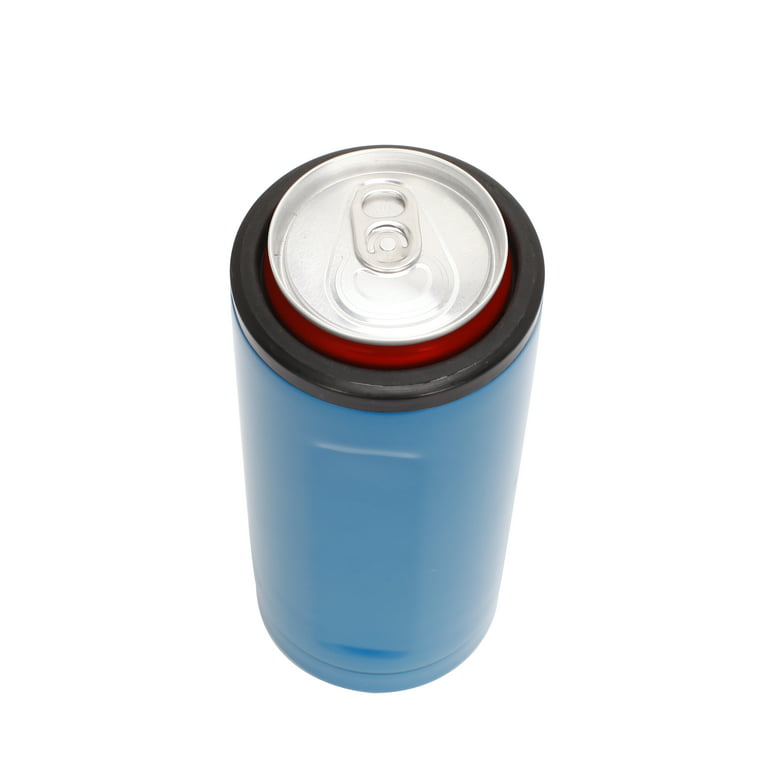 55513 - 12 Oz. Full Color Slim Stainless Steel Insulated Can Holder - Hit  Promotional Products