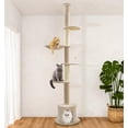 thumbnail image 2 of Árbol para Gatos MADE 4 PETS de Piso a Techo 235-270 cm con Rascador, 2 of 9