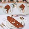 thumbnail image 3 of Japanese Style Cloth Napkins, Vintage Art Cranes Ocean Wave Red Washable and Reusable Dinner Napkins Set of 8, Table Napkin for Kitchen Party Birthday Wedding Hotel Housewarming 20"x20", 3 of 9