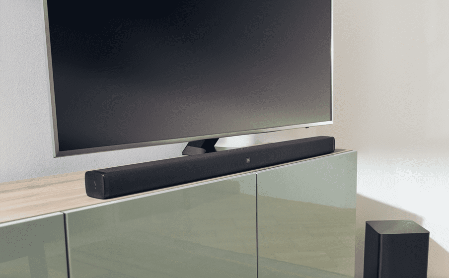 jbl 2.1 soundbar audio sync