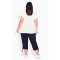thumbnail image 2 of Avenue Women's Plus Size Cotton Cinch Capri, 2 of 2