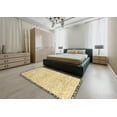 thumbnail image 4 of Ahgly Company Indoor Rectangle Abstract Sun Yellow Abstract Area Rugs, 7' x 10', 4 of 6