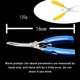 thumbnail image 4 of Eigraketly Alicates para señuelos, flotador de pesca, alicates de plástico ajustables, abrazadera práctica, accesorios prácticos de aparejos de larga Pescar Azul Eigraketly OD030327-01, 4 of 6
