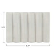thumbnail image 2 of Creative Co-Op Contemporary Carved Marble Soap Dish for Bathrooms, 2 of 9