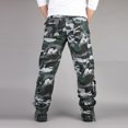 thumbnail image 4 of Leesechin Men's Casual Cargo Pants Military Army Camo Pants Combat Work Pants with 8 Pockets, 4 of 4