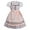 Pale Pink, variant on Girls Dress Beige German Dirndl Oktoberfest Beer Floral Bavarian Party 7 Years