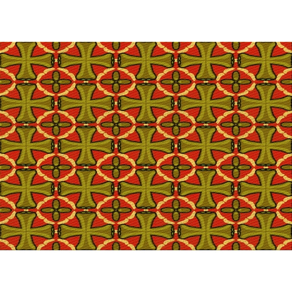 Ahgly Company Machine Washable Indoor Rectangle Transitional Tomato Red Area Rugs, 2' x 4'