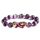 thumbnail image 1 of Sonducket de la suerte morada, fortuna y estilo con morada, de cuentas de piedra de obsidiana Feng Shui Ropa, zapatos y accesorios Miscelánea Púrpura a rojo, 1 of 6