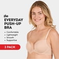 thumbnail image 2 of Fruit of The Loom Women's Everyday Cotton 3-Pack Push-Up Bra, 2 of 4