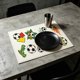 thumbnail image 4 of Mantel Individual con Temática de Fútbol, con Diseños de Balón, Trofeo y Portería: Mantel Antideslizante y Resistente Al Calor para Niños y Aficionados Al Deporte., 4 of 5