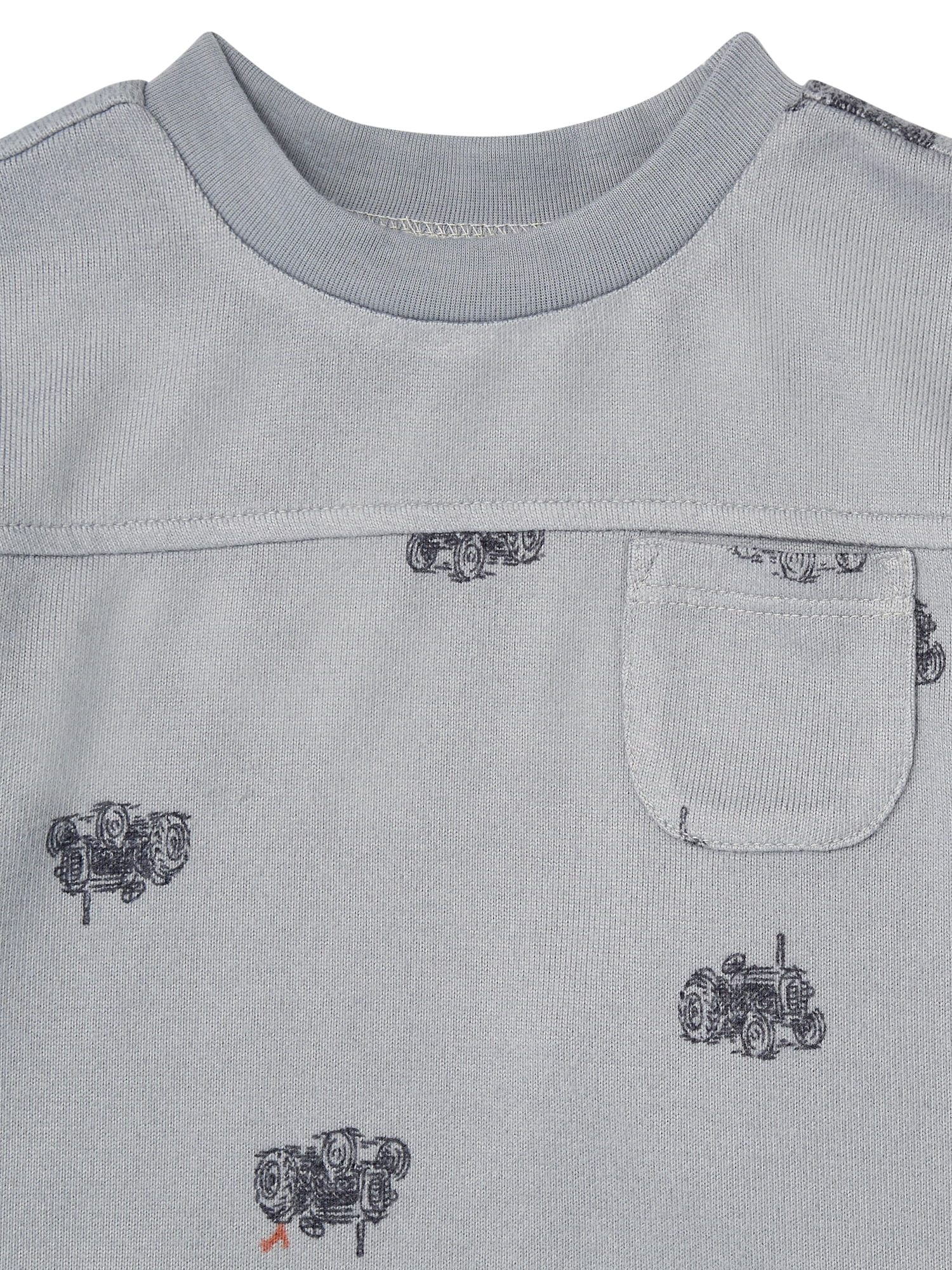 Modern Moments by Gerber Baby Boy Hacci Top and Jogger Outfit Set, Sizes 0/3 Months - 24 Months