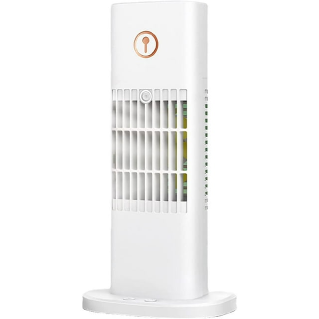 Climatiseur Portable Nouvelle Version Climatiseur Portable Vitesse Réglable Ventilateur Refroidisseur d'Air Évaporatif, Climatiseur Personnel Alimenté par USB avec Réservoir d'Eau de 300 ml pour la Maison, le Bureau, la Chambre