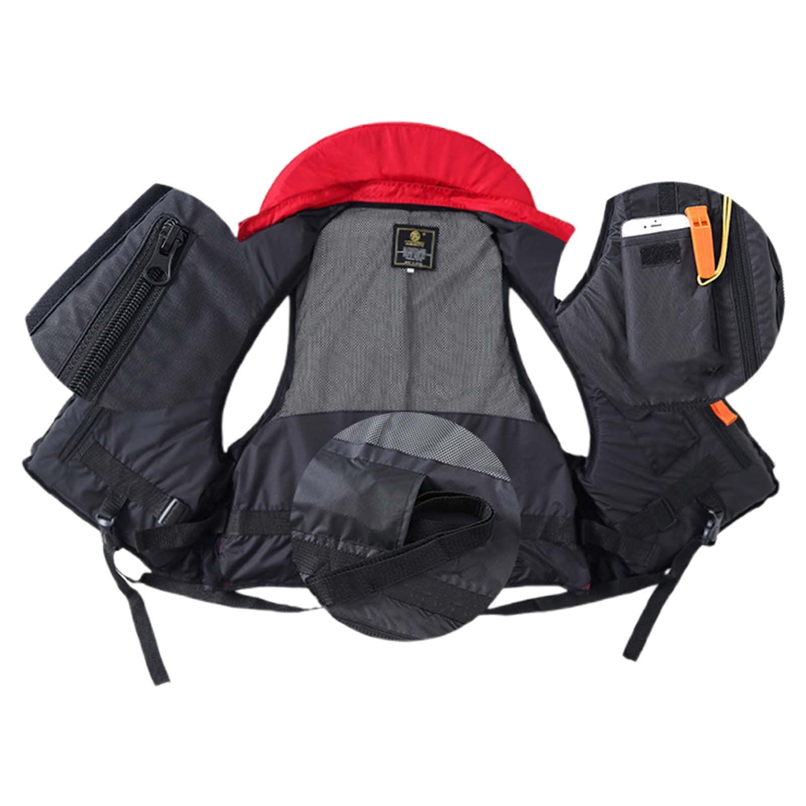 Maillots De Bain Femme - Léger Et Respirant Gilet De Pêche D'Été Style Ceinture Gilet De Sauvetage Portable, Bikinis Pour Femmes