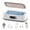 X81-white, variant on Ultrasonic Jewelry Cleaner,49KHz Ultrasonic Jewelry,Glasses,Rings,Watch Bands Cleaner,3 Modes with Digital Timer,22oz(650ML),304 Stainless Steel Water Tank
