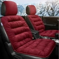 thumbnail image 3 of Cushioned Car Seat Cover, Warm Short Plush Seat Cushion for Front Rear Pad, Soft Fuzzy Seat Protector for Winter, Auto Interior Women Men Accessories for Vehicles, SUV, Truck, 3 of 4
