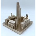 thumbnail image 3 of Ho Chi Minh 3D City Famous Building Model Statue Souvenir Decoration for Home Office Gold 4”, 3 of 7