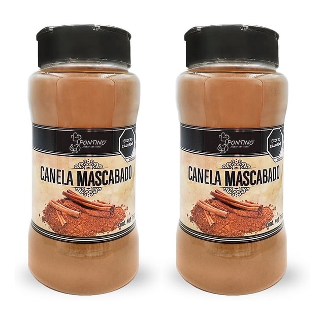 Pontino Canela Mascabado 380 Gramos 2 Piezas