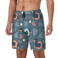 thumbnail image 2 of Uemuo Dachshund Dog Puppy Pattern Mens Swim Trunks Quick Dry Board Shorts with Mesh Lining, Stretch Beach Shorts Quick Dry No-Chafing Board Shorts-Medium, 2 of 9