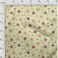 thumbnail image 3 of oneOone Georgette Viscose Chocolate Brown Fabric Asian Floral Sewing Fabric By The Yard Printed Diy Clothing Sewing Supplies 42 Inch Wide, 3 of 4
