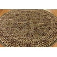 thumbnail image 4 of Unique Loom Voyage Collection Tapis de Zone de Conception Complexe Classique Oriental Traditionnel, 6' 0 x 6' 0 Rond, Vert Clair/ivoire, 4 of 5