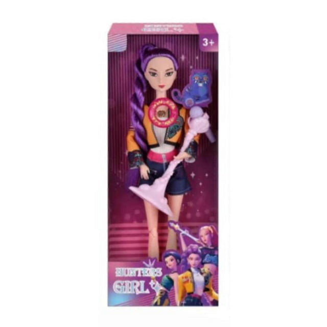 3x Sining Demon Hunters Girls Doll Toy-Rumi Mira Zoey Comforting Dolls,Birthday Christmas Gift for Kids Fans_jjin