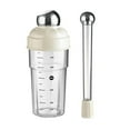 thumbnail image 1 of Juego de coctelera y mortero, botella mezcladora de bebidas a prueba de fugas de 600 ml, accesorios de bar para principiantes, frutas, té, cafetería Plata, 1 of 8