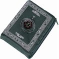 thumbnail image 1 of Ramadan Portable Light Islamic Travel Prayer Mat with Compass Pocket Sized Carry Bag and Attached Compass Pray Rug Portable Polyester 60*100cm Waterproof Material, 1 of 6