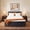 Gray, variant on Ovios Twin Size All-in-One Floor Bed in a Box, 16.7" Upholstered Compressed Foam Mattress with Headboard, No Assembly Required, Blue