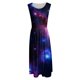 thumbnail image 3 of WILLBEST Vestido Largo Informal Con Estampado De Cielo Estrellado Para Mujer, Sin Mangas Y Con Bolsillos 1310, 3 of 3