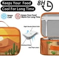 thumbnail image 4 of Cactus Desert Lunch Box Men Women Women Cooler Bag Reusable Cooler Lunch Box for Office/Work Meals, 4 of 6