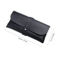 thumbnail image 2 of unbranded Estuche Para Gafas De Cuero PVC Negro Con Abrochable Delgado Y Gran Capacidad, 2 of 6