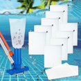 thumbnail image 1 of 10-pack Pool Finmaskig påse för dammsugare, 9x12 tum ersättningspool Jet Vacuums Dragsko Nylon, F, 1 of 4
