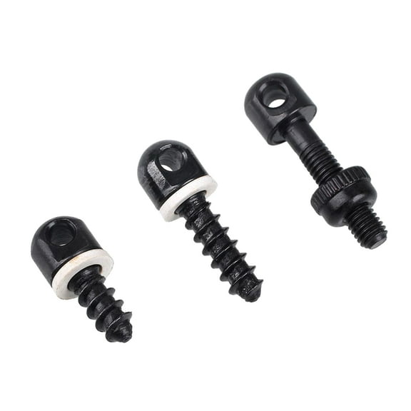 3 Pcs Swivel Sling Wood Screw Studs for Rifles & Shotguns Swivel Studs Base