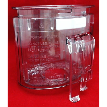 Cuisinart Pusher - Cuisinart Food Processor Pusher and Sleeve for DLC-10 Series, DLC-118BGTX-1