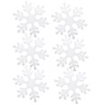 thumbnail image 1 of 1 Juego de espuma de copo de nieve de Navidad, Color blanco, aumenta la atmósfera, colgante para árbol de Navidad, decoración para el hogar y la Oficina para regalo, 1 of 2