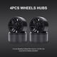 thumbnail image 1 of 4 piezas de 1,9 pulgadas Beadlock llantas de repuesto RC Car Wheel Hub para 1/10 RC Crawler Car Ndcxsfigh  libre de BPA, 1 of 8