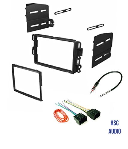 and Antenna Adapter for some GM Vehicles Compatible Vehicles Listed Below Wire Harness ASC GM510 Double Din Car Radio Stereo Dash Kit 