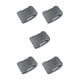 thumbnail image 3 of Riwesomey Estante de almacenamiento de ABS portátil 18V Fix Heavy Duty Base preperforada Soporte de taller Reemplazo para BAT622 Negro 5piezas, 3 of 6