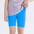 thumbnail image 4 of Girls Basic Solid Biker Short Spandex Yoga Leggings, 4 of 6