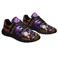 thumbnail image 6 of Boston Terrier Witch Switch Halloween Shoes Sneakers for Women Men Black Size 10, 6 of 7